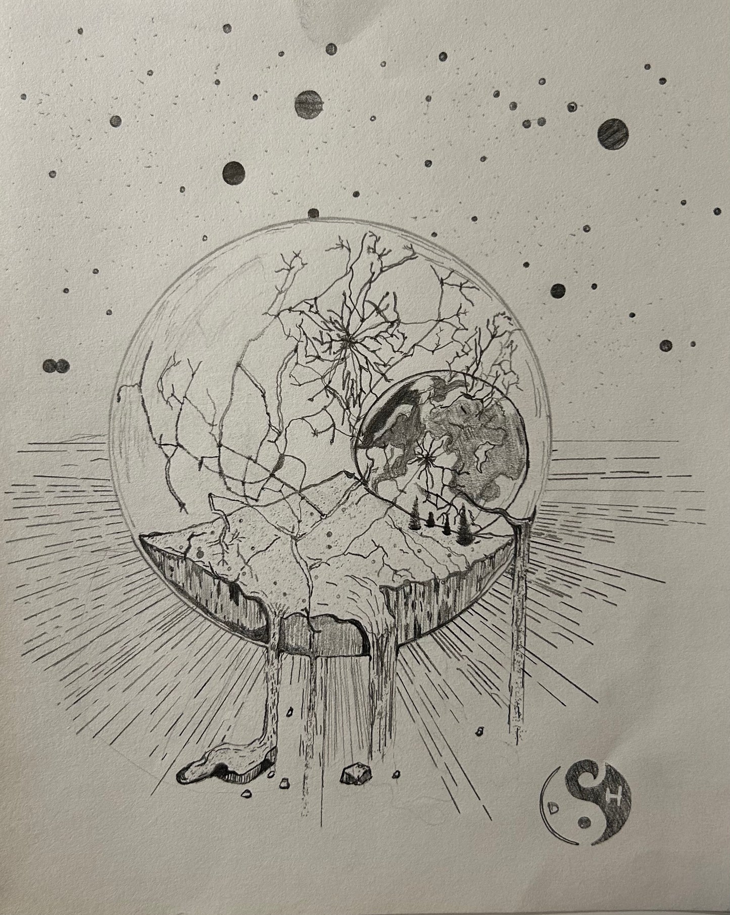 Cracked